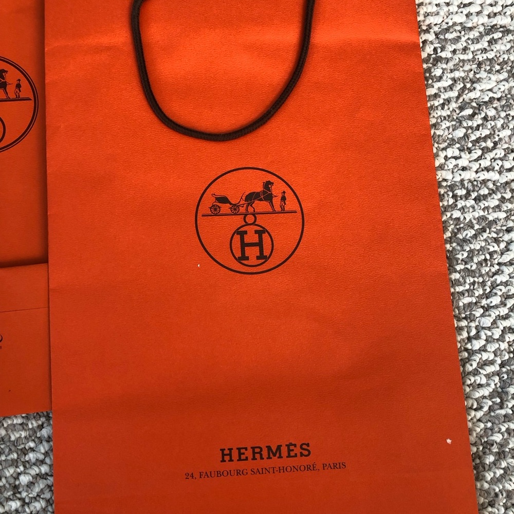 HERMES shopping bag bundle